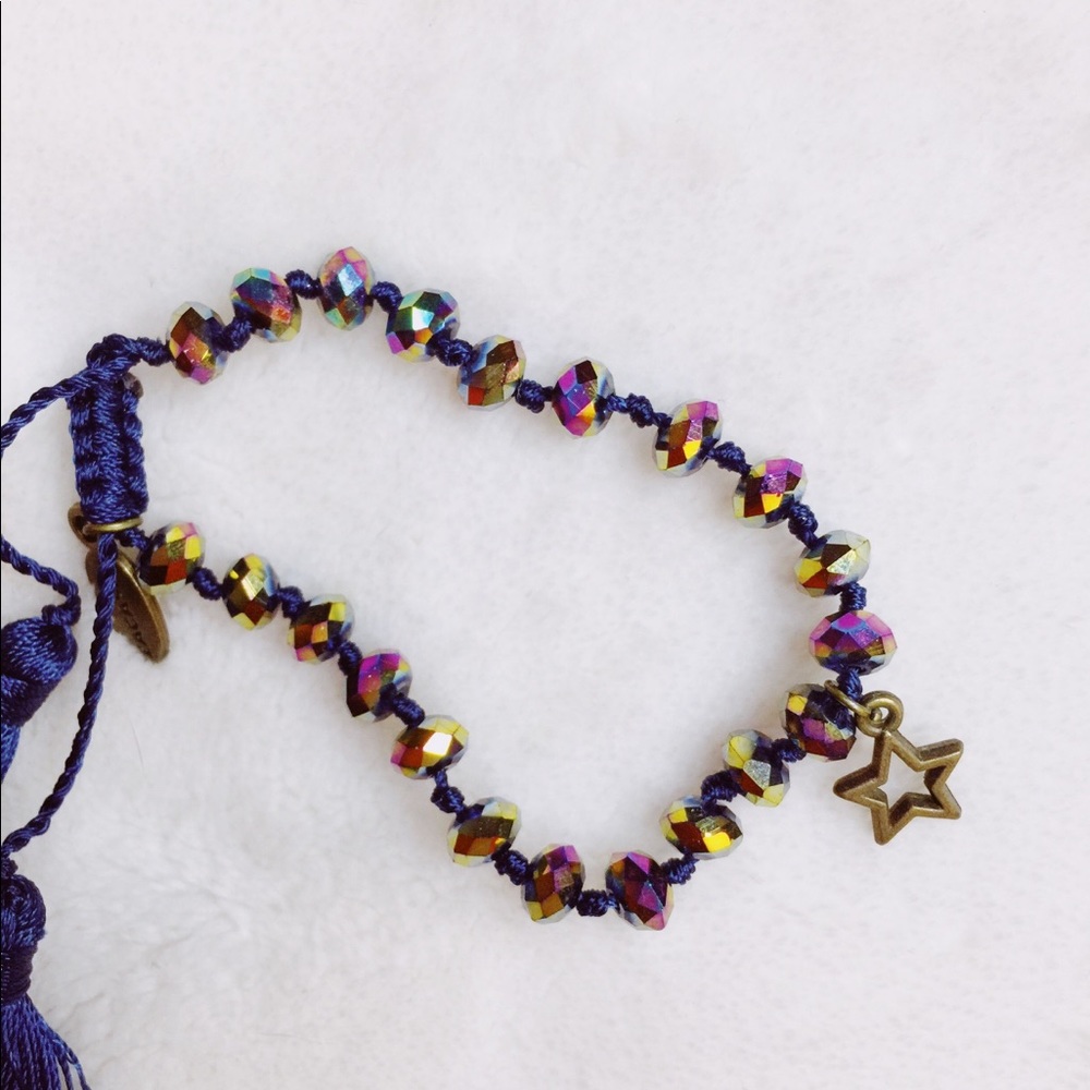 Zacasha iridescent beaded bracelet